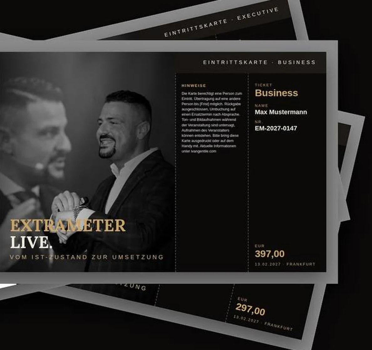 Eintrittskarten für EXTRAMETER LIVE am 13. Februar 2027 in Frankfurt am Main